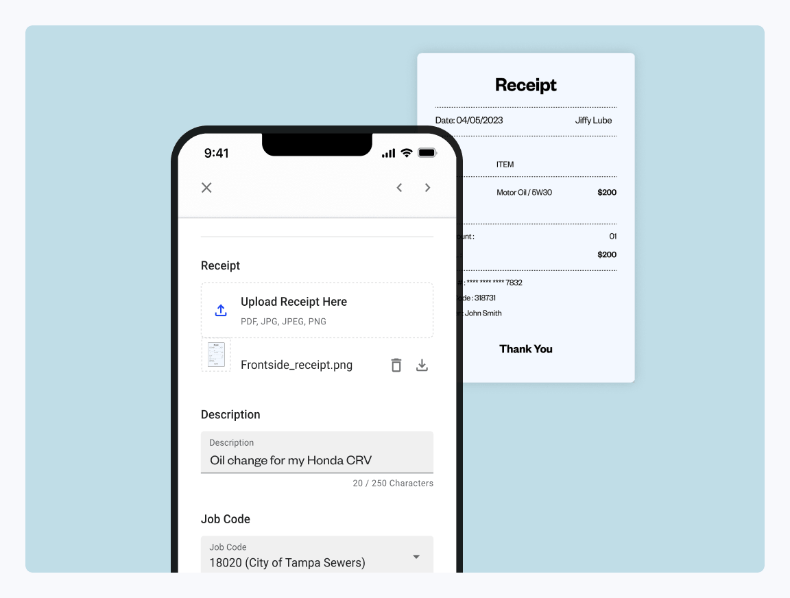 mobile app receipt capture